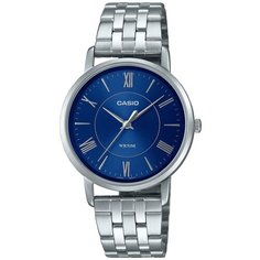 Наручные часы CASIO Standard, синий, серебряный