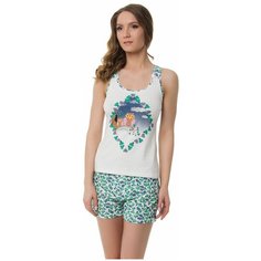 Пижама Evelena, размер XS, зеленый