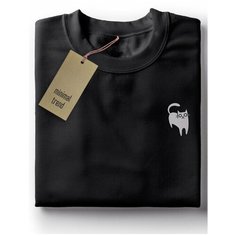 Футболка minimal trend, размер S, черный