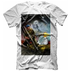 Футболка , размер 32, мультиколор