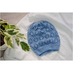 Шапка IRIDACE KNIT, размер 54, голубой