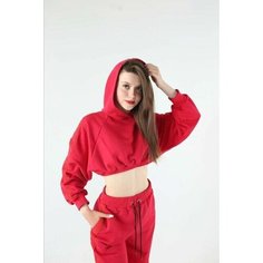 Худи Bird Russian Mood, размер 44-46, красный