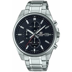 Наручные часы CASIO Edifice EFV-610D-1AVUEF, серебряный, черный