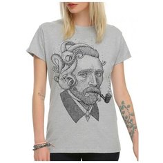 Футболка DS Apparel, размер XS, серый