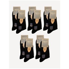 Носки Turkan, 10 пар, размер 41-47, черный