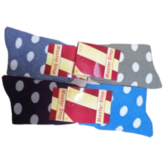 Носки Master Step, 4 пары, размер 23-25, фиолетовый, зеленый, серый, голубой