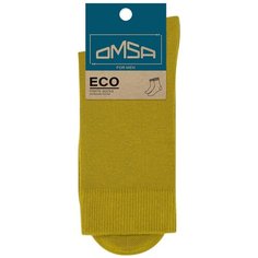 Носки Omsa, размер 45-47(29-31), горчичный, голубой, зеленый