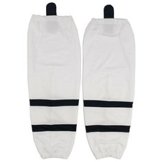 Гамаши хоккейные MAD GUY, размер YTH (54 см), черный, белый