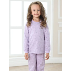 Пижама Белый Слон, размер 110/116, фиолетовый