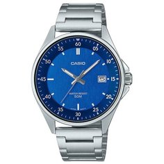 Наручные часы CASIO Collection, серебряный, синий