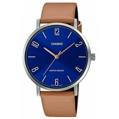 Наручные часы CASIO Collection MTP-VT01L-2B2, серебряный, синий