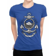 Футболка DS Apparel, размер 2XL, синий