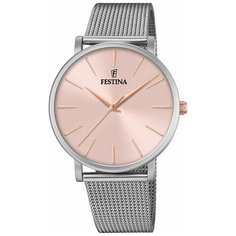 Наручные часы FESTINA Boyfriend, серебряный, розовый