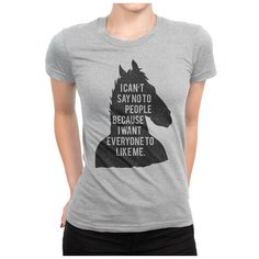 Футболка DS Apparel, размер XS, серый