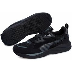 Кроссовки PUMA, полнота G, размер 3 UK, черный