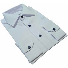 Школьная рубашка Palmary Leading, размер 116-122, белый