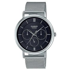 Наручные часы CASIO Collection MTP-B300M-1A, серебряный, черный