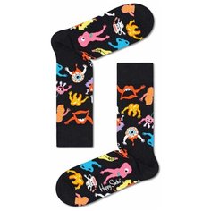 Носки Happy Socks, размер 25, черный, мультиколор