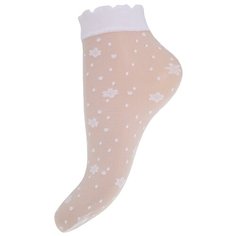 Носки Mademoiselle, 20 den, размер UNICA, белый