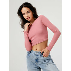 Лонгслив размер XS, розовый