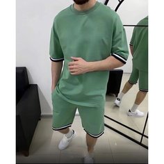 Спортивный костюм Jools Fashion , размер 54 , зеленый