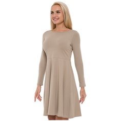 Платье Lunarable, размер 52 (2XL), бежевый