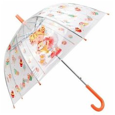 Зонт-трость Mary Poppins, бесцветный, оранжевый