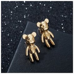 Серьги Queen Fair, металл, золотой