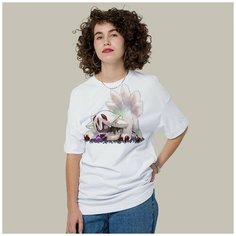 Футболка размер L, белый