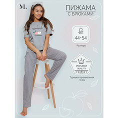 Пижама Modellini, размер 50, серый