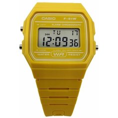 Наручные часы CASIO, желтый, серый, серый