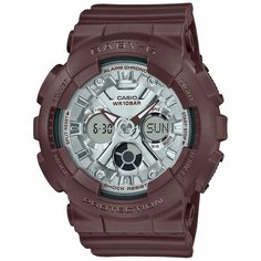 Наручные часы CASIO Baby-G, серебряный, коричневый