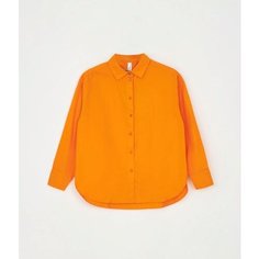 Рубашка Sela, размер 140, оранжевый