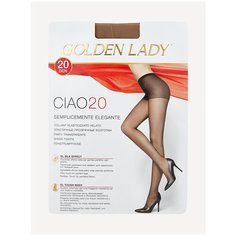 Колготки Golden Lady Ciao, 20 den, размер 3, бежевый, коричневый