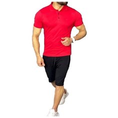 Спортивный костюм , размер 56 , красный