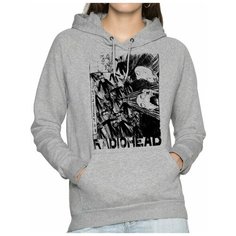 Худи DreamShirts Studio, размер 52, серый