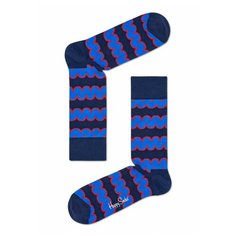 Носки Happy Socks, размер 25, синий, мультиколор