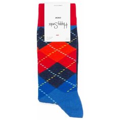 Носки Happy Socks, размер 36-40, синий, черный, красный