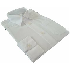 Школьная рубашка, размер 152-158, белый