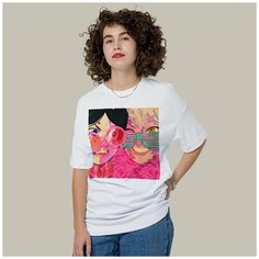 Футболка размер L, белый