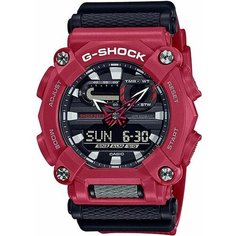 Наручные часы CASIO G-Shock GA-900-4A, красный, черный