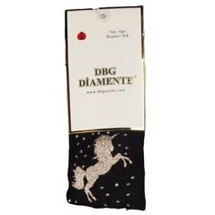 Колготки DBG Diamente, размер 5-6, черный
