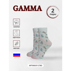 Носки ГАММА, 2 пары, размер 23-25(36-40)), белый Gamma