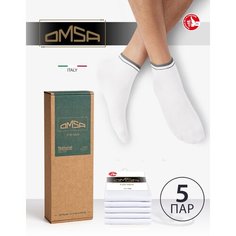 Носки Omsa, 5 пар, размер 39-41, белый