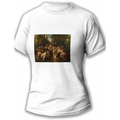 Футболка размер L, белый