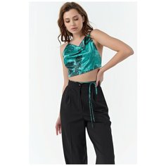 Кроп-топ FLY, размер 40-48, зеленый