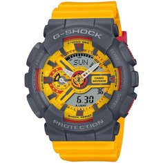 Наручные часы CASIO G-Shock GMA-S110Y-9A, желтый, серый