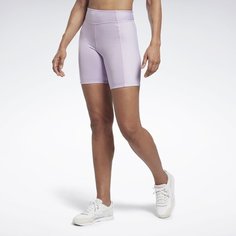 Шорты Reebok YOGA HR RIB SHORT, размер L, фиолетовый