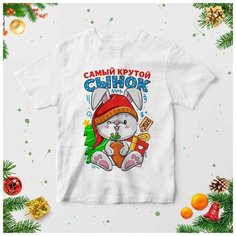 Футболка , размер 28, мультиколор