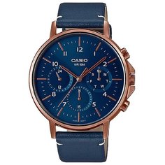 Наручные часы CASIO Collection MTP-E321RL-2A, коричневый, серебряный